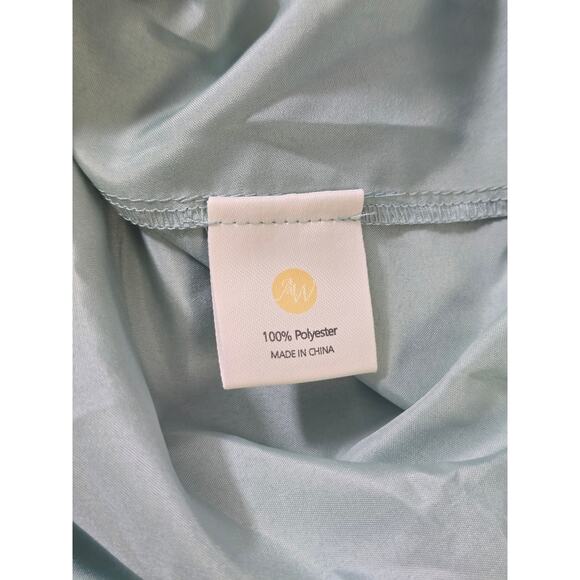 AW BRIDAL 16 2X plus sage green Dorian wedding formal party maxi dress NEW B135 - Picture 10 of 10